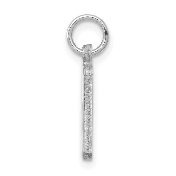 Sterling Silver Rhodium Plated The Ohio State Univ. XS Tag Charm - Picture 2 of 6